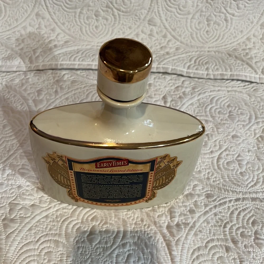 Decanter Bottle Virginia‎ Early Times American Revolution Bicentennial 1776-1976